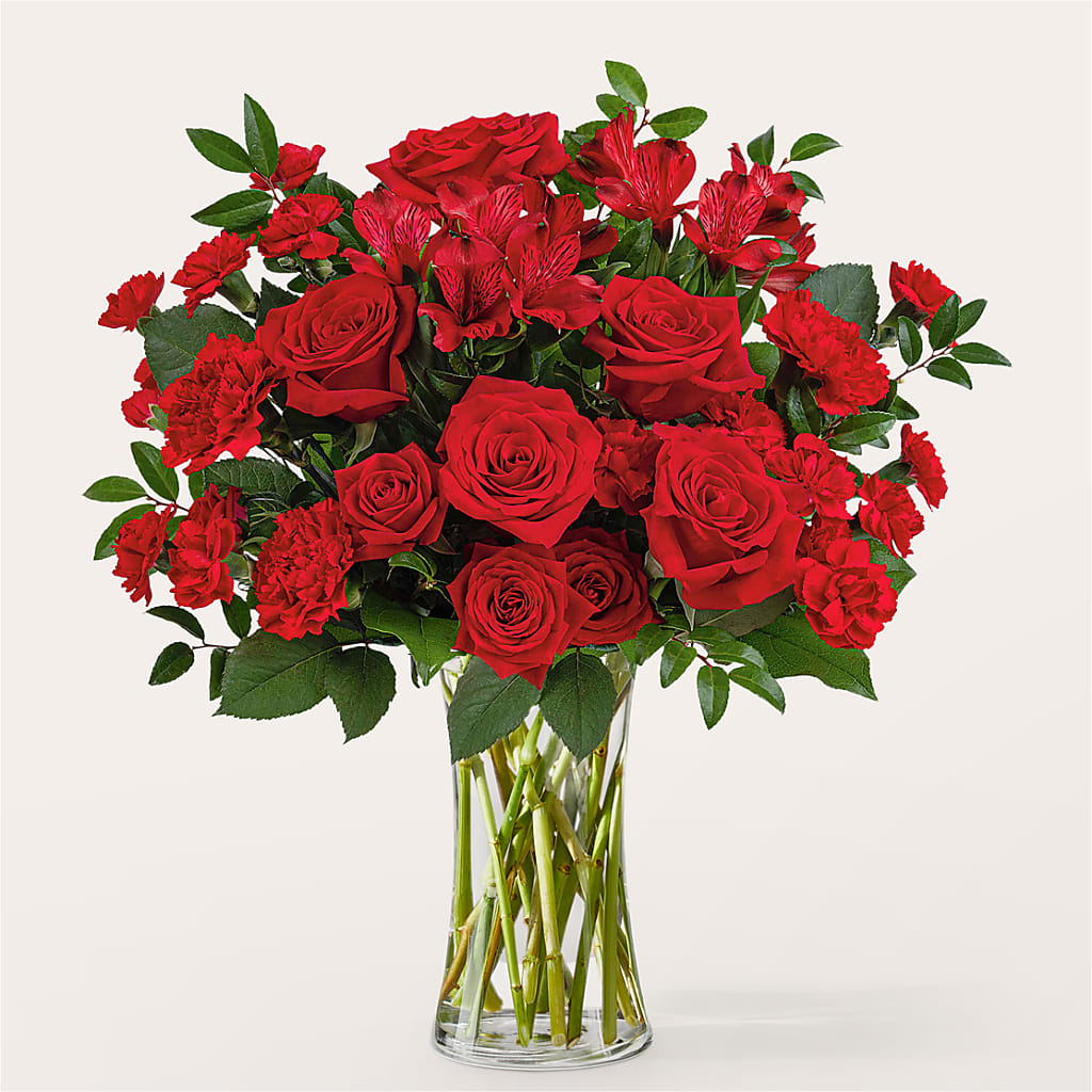 Brilliant Ruby Bouquet – Floripop Shop, Miami FL