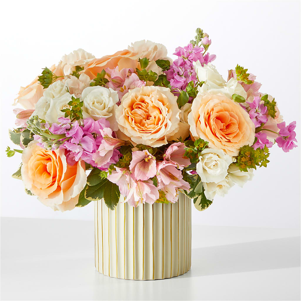 Paradise Bouquet with Ivory Vase – Floripop Shop, Miami FL